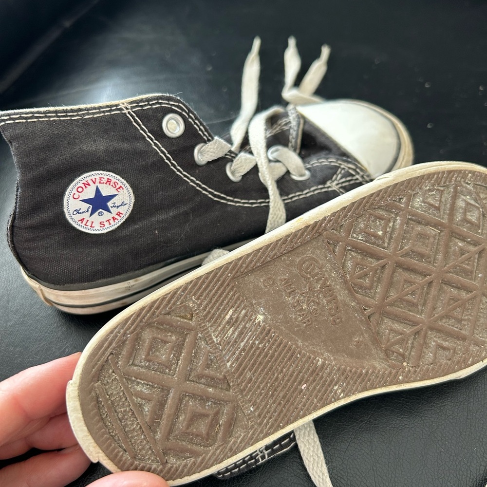 Converse Black and White High-Top Sneakers